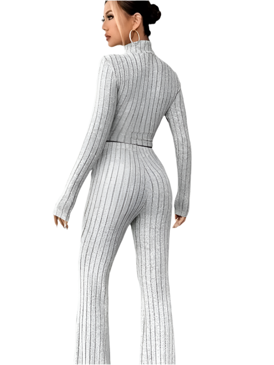Elegant Slim-Fit Pant Set